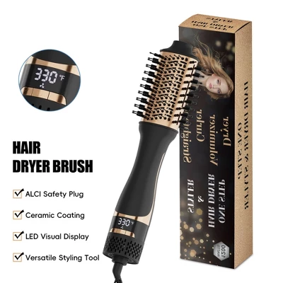 NICEBAY Hair Dryer Brush, Blow Dryer Brush With Display Screen, One Step Hot Air Brush For Hair Drying, Styling And Volumizing 12 NICEBAY Hair Dryer Brush, Blow Dryer Brush With Display Screen, One Step Hot Air Brush For Hair Drying, Styling And Volumizing - Image 10