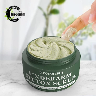 Grocerism Armpit & Body Scrub - Peppermint & Aloe Vera, Exfoliates & Odors Removing & Moisturizing 11 Grocerism Armpit & Body Scrub - Peppermint & Aloe Vera, Exfoliates & Odors Removing & Moisturizing - Image 9
