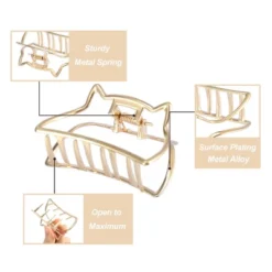 Unique Bargains Women's Metal Hair Clips Gold Tone 2 Pcs -Glow Up Beauty Store GUEST abe40992 52c9 4ce4 b52b c2a6bccdd130