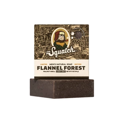 DR. SQUATCH Men's All Natural Bar Soap - Flannel Forest - 5oz 6 DR. SQUATCH Men's All Natural Bar Soap - Flannel Forest - 5oz - Image 4