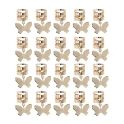 Unique Bargains Hollow Butterfly Hair Cuffs Dreadlock 20 Pcs 13 Unique Bargains Hollow Butterfly Hair Cuffs Dreadlock 20 Pcs -Glow Up Beauty Store GUEST adc3a4a0 0b2a 408c a0c1 4a21308dd098