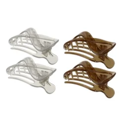 Unique Bargains Women's Plastic Hair Claws 3.39"x1.89"x0.91" 4 Pcs -Glow Up Beauty Store GUEST ae1e1eed 410e 42f1 b747 c33e4b49fa6a