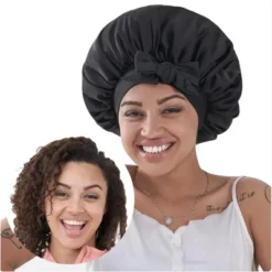Wikineon Silk & Satin Hair Bonnet For Sleeping - Ideal For Wavy, Curly & Natural Hair: Protects Strands While You Rest -Glow Up Beauty Store GUEST ae5a089f 5bb0 49c6 b79c be7354039795