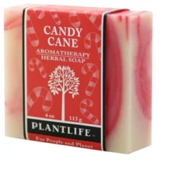 Candy Cane Bar Soap | Festive Peppermint Cleanser With Holiday Aroma | Natural Face & Body Care | Plantlife -Glow Up Beauty Store GUEST aed8972b 6de8 4690 9988 0ced0e0eebb5