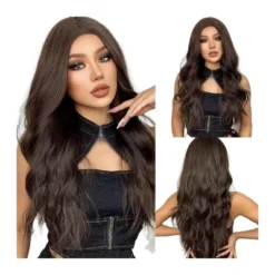 Jessie's Wig Versatile Wig For Women Long Curly Wig Wear And Go Resistant Synthetic Wig For Daily Brown Color -Glow Up Beauty Store GUEST af33b807 eaaa 4a96 8754 bbd3041e7706