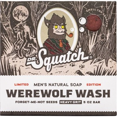 DR. SQUATCH Men's All Natural Bar Soap - Werewolf Wash - 5oz 10 DR. SQUATCH Men's All Natural Bar Soap - Werewolf Wash - 5oz - Image 8