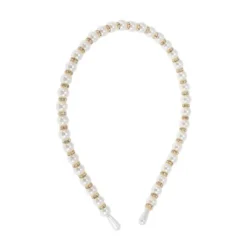 Unique Bargains Women's Cute Pearl Rhinestone Headbands White 1 Pc -Glow Up Beauty Store GUEST b192bcaa e321 418b b694 5e357efd0638