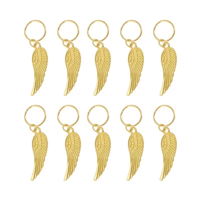 Unique Bargains Wings Hair Ring Pendants 10 Pcs 7 Unique Bargains Wings Hair Ring Pendants 10 Pcs - Image 5