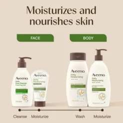 Aveeno Daily Moisture Oily Skin Cleanser - 12 Fl Oz -Glow Up Beauty Store GUEST b61ceb35 c67b 4cac b77c c6a5745a257e