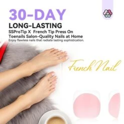 SAVILAND French Press On Toenails 216Pcs, 18 Sizes Short Square & Round Soft Gel Tips - Soak Off Fake Toe Nail Kit. 15 SAVILAND French Press On Toenails 216Pcs, 18 Sizes Short Square & Round Soft Gel Tips - Soak Off Fake Toe Nail Kit. -Glow Up Beauty Store GUEST b745bfcc 119c 4a2b ae0e 4f7672a180c9