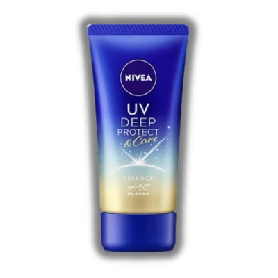 Nivea Japan UV Deep Protect & Care Essence SPF 50+ PA++++ | A Waterproof Sunscreen Essence With Anti-aging. Ideal For Daily Use. (1.76 Oz) 4 Nivea Japan UV Deep Protect & Care Essence SPF 50+ PA++++ | A Waterproof Sunscreen Essence With Anti-aging. Ideal For Daily Use. (1.76 Oz) - Image 2