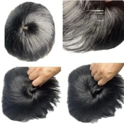 Jessie's Wig Men's Hand-Tied Human Hair Toupee Full Coverage Straight Natural Black 1 Pc/Pack -Glow Up Beauty Store GUEST b7e67cd5 9bcf 49a1 bd39 b7cbd0ec6cbb