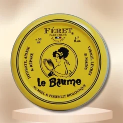 Feret Original Le Balme Rose All-in-One Blam (1.7 Oz) - All Natural Moisturizer For Skin, Lips & Hands