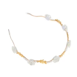 Unique Bargains Women's Cute White Rose Pearl Headbands Gold Tone 1 Pc 11 Unique Bargains Women's Cute White Rose Pearl Headbands Gold Tone 1 Pc -Glow Up Beauty Store GUEST bd003e61 eb74 4e28 840a d9ed87db888b