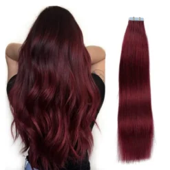Jessie's Wig 16-26 Inch Tape In Hair Extensions 50g For Women Thin Hair Straight #99J Burgundy 20 Pcs/Pack -Glow Up Beauty Store GUEST be5d4e11 2b5b 41ba 93e4 3933d7a17920