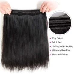 Jessie's Wig 12-30 Inch Grade S Straight Human Hair Bundles 95g For Thin Hair Straight #1b Natural Black 1Pcs/Pack -Glow Up Beauty Store GUEST bea6884c b550 4c1c a81b 42427f833109