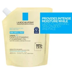 LA ROCHE-POSAY La Roche Posay Lipikar AP+ Gentle Foaming Cleansing Oil Refill - 13.52 Fl Oz -Glow Up Beauty Store GUEST beab205c af84 431a bc5f b82f8f203937