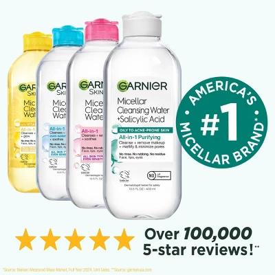 Garnier Micellar Cleansing Water With Salicylic Acid 9 Garnier Micellar Cleansing Water With Salicylic Acid - Image 7