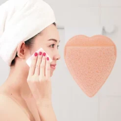 Unique Bargains Reusable Sponge Face Scrubber 2Pcs