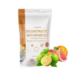 Sea Salt Fizzy Deconstructed Pampered Body Bath Bomb – Hydration & Relaxation, Made In USA-IN-1035
