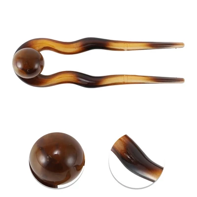 Unique Bargains Women's Grace U-shaped Hair Pins 5.12"x1.42"x0.59" 2 Pcs 4 Unique Bargains Women's Grace U-shaped Hair Pins 5.12"x1.42"x0.59" 2 Pcs - Image 2