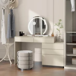 23.6" Round LED Vanity Mirror With Stand 22 23.6" Round LED Vanity Mirror With Stand -Glow Up Beauty Store GUEST c5f39d89 173a 4a92 8551 a819936673b6