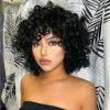 Jessie's Wig 10 Inch Bouncy Curls Bangs With Wig Short Synthetic Hair Natural Black Color 1 Pc/Pack -Glow Up Beauty Store GUEST c73215c4 fdea 4750 8ab8 740c1e9614e3