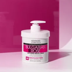 Advanced Clinicals Bulgarian Rose Body Cream - Anti-Aging Lotion With Vitamin E For Tightening, 16 Oz -Glow Up Beauty Store GUEST c829d509 8b29 4bcc 8b68 f5ce193a7c1b