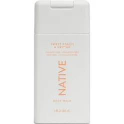 Native Body Wash - Sweet Peach & Nectar - 3 Fl Oz
