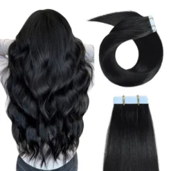 Jessie's Wig 10-14 Inch Tape In Hair Extensions For Women Thin Hair Straight #1B 30g 20 Pcs/Pack -Glow Up Beauty Store GUEST ca1a03b1 0574 4e55 a429 f0772cc60f32