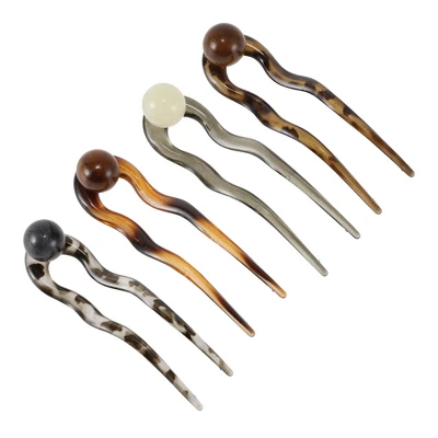 Unique Bargains Women's Grace U-shaped Hair Pins 5.12"x1.42"x0.59" 2 Pcs 10 Unique Bargains Women's Grace U-shaped Hair Pins 5.12"x1.42"x0.59" 2 Pcs - Image 8