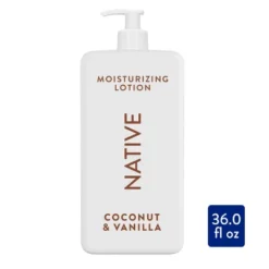 Native Body Lotion Pump - Coconut & Vanilla - 36 Fl Oz -Glow Up Beauty Store GUEST ceb24cd2 d15b 46ce 88fa 74879f410616