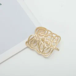 Unique Bargains Women's Rectangular Lines Ponytail Buckle Hair Clip 1 Pc -Glow Up Beauty Store GUEST cf90e421 10a0 4394 9976 6722a389d576