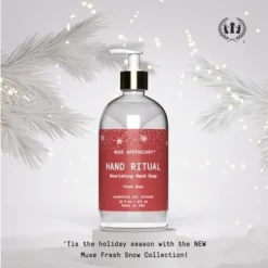Muse Apothecary Hand Ritual - Aromatic And Nourishing Hand Soap, Infused With Natural Aromatherapy Essential Oils - 16 Oz, Fresh Snow, 2 Pack -Glow Up Beauty Store GUEST cfda9e9d 5ebd 4d1f 81f7 9d7da3329912
