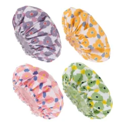 Unique Bargains Women's Flower Pattern Shower Cap Multicolor 4 Pcs 7 Unique Bargains Women's Flower Pattern Shower Cap Multicolor 4 Pcs -Glow Up Beauty Store GUEST cfe4c9c9 b0fa 4b31 a194 f7aa4e4c4509