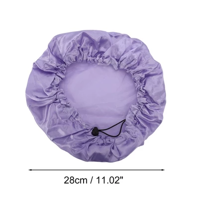 Unique Bargains Women's Adjustable Shower Cap Multicolor 4 Pcs 3 Unique Bargains Women's Adjustable Shower Cap Multicolor 4 Pcs