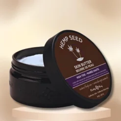 Earthly Body Hemp Seed Skin Butter (8 Oz) - High Tide | For Extremely Dry Skin, Fast-Absorbing Moisturizes, Reduces Fine Lines & Wrinkles