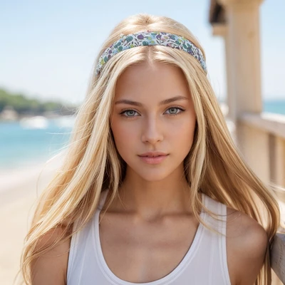 Unique Bargains Women's Flower Hairband 1 Set 3 Unique Bargains Women's Flower Hairband 1 Set