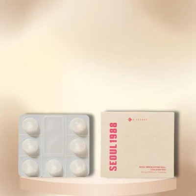K-SECRET Seoul 1988 Boosting Ball Collagen 100% | Freeze-dried Collagen Capsule Ball Delivers Powerful Anti-aging Effects (35ml X 7 Capsules) 3 K-SECRET Seoul 1988 Boosting Ball Collagen 100% | Freeze-dried Collagen Capsule Ball Delivers Powerful Anti-aging Effects (35ml X 7 Capsules)
