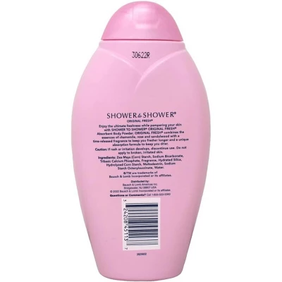 Shower-To-Shower - Original Fresh With Chamomile, Absorbent Body Powder, 13 Oz 3 Shower-To-Shower - Original Fresh With Chamomile, Absorbent Body Powder, 13 Oz