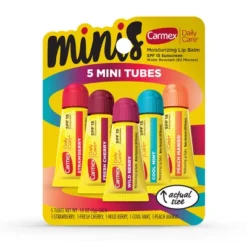 Carmex Daily Care Mini Moisturizing Lip Balm - Assorted Flavors - SPF 15 - 0.9oz/5ct -Glow Up Beauty Store GUEST d999518e 31fa 4315 b017 6cd344456893