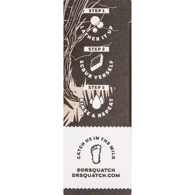 DR. SQUATCH Men's All Natural Bar Soap - Werewolf Wash - 5oz 5 DR. SQUATCH Men's All Natural Bar Soap - Werewolf Wash - 5oz - Image 3