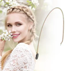 Unique Bargains Women's Style 1 Rhinestone Braided Hair Chain 1 Pc -Glow Up Beauty Store GUEST daab3ef5 4b3b 4a93 b151 0673ae0c3395