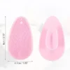 Unique Bargains Soft Plastic Silicone Cleansing Brush Cat Ears Headbands Pink Blue Green 6Pcs