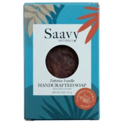 Saavy Naturals Handcrafted Tahitian Vanilla Soap - 5 Oz -Glow Up Beauty Store GUEST db42466b 74b2 4262 a7f0 282bcf1f4be8