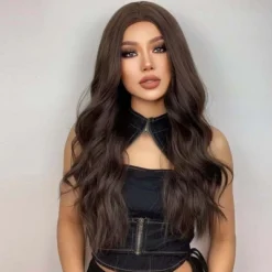 Jessie's Wig Versatile Wig For Women Long Curly Wig Wear And Go Resistant Synthetic Wig For Daily Brown Color -Glow Up Beauty Store GUEST db86c17c 152c 4140 8e58 24a46660884c