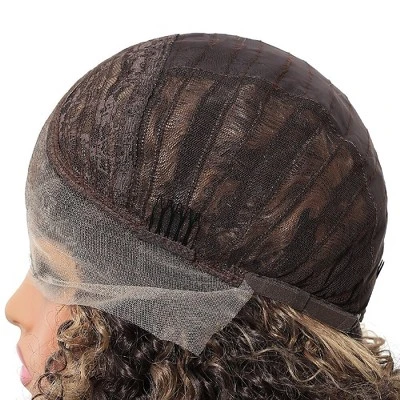 Jessie's Wig 22 Inch Curly 13*3.5 Synthetic Lace Wigs Blonde Highlights 1 Pc/Pack 8 Jessie's Wig 22 Inch Curly 13*3.5 Synthetic Lace Wigs Blonde Highlights 1 Pc/Pack - Image 6