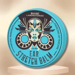 Base Laboratories Ear Stretch Balm (1.7 Oz) - Reduces Itching & Irritation For Ear, Nose, Belly Piercings