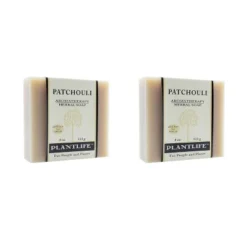 Plantlife Patchouli Bar Soap - Moisturizing And Soothing Soap For Your Skin - Hand Crafted Using Plant-Based Ingredients - Made In California 4oz Bar -Glow Up Beauty Store GUEST e0911210 c2aa 4e15 aeda 98aafd90527b
