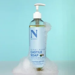 Dr. Natural Castile Liquid Soap - Multi-Use Body Wash, Shampoo And Face Wash - Hydrating Body Soap For Skin, Hair, Pets And Home - Peppermint - 16 Oz -Glow Up Beauty Store GUEST e0ca501b 2162 44dc a725 b2572492ce91